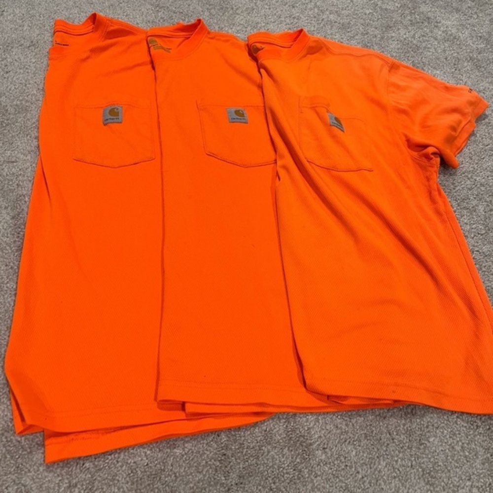 Carhartt  Neon Construction-Safety Pocket Tee Shirt Bundle